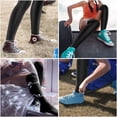 thumbnail image 6 of 3 Pairs Thigh High Compression Socks for Women and Men Circulation 20-30 mmhg, Best Support for Running, Cycling, Nursing, 6 of 7