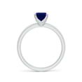 thumbnail image 2 of ANGARA Lab Grown 1.15 Ct Pear Blue Sapphire Engagement Ring for Women in 14K White Gold (Size-8x6mm) | September Birthstone, Anniversary, Jewelry Gift for Women | Lab-Grown Blue Sapphire Ring, 2 of 8