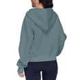thumbnail image 4 of Quarter Zip Hoodies for Women, Travel Hoodie, Soft Hoodie, Camping Outfits, Y2k Casual, Oversized Hoodie, Long Sleeve Shirts, Winter Clothes, Lightweight Hoodie, 4 of 4