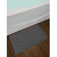 thumbnail image 2 of Vintage Bath Mat, Monochrome Pattern with Geometry Inspired Symmetric Victorian Motif, Plush Bathroom Decor Mat with Non Slip Backing, 29.5" X 17.5", Charcoal Grey and White, by Ambesonne, 2 of 2