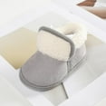 thumbnail image 6 of Baywell Baby Boys Girls Warm Winter Boots Soft Sole Anti-Slip Newborn Infant Prewalker Toddler Snow Boots Gray 13-18 Months, 6 of 7