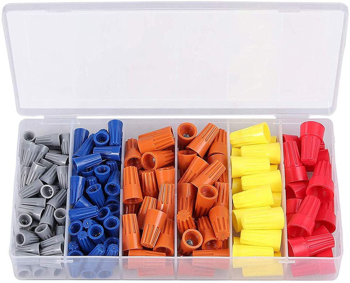 Portable Insulating Insert Twist Electrical Connectors Spring Details about   180PCS Wire Nuts