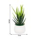 thumbnail image 4 of Nvzi 3 plantas artificiales en maceta, pequeñas plantas falsas en maceta, miniplantas artificiales de escritorio para interior, granja, oficina, mesa, estante, decoración de baño (A11), 4 of 5