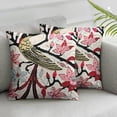 thumbnail image 3 of BANET of 2 Embroidered Decorative Covers Square Pillowcases for Bedroom Sofa Farmhouse Decor (Pink ) 22x22in, 3 of 7