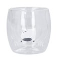 thumbnail image 2 of Linda Taza De Vidrio De Doble Pared De 250 Ml, Resistente Al Calor Con Apariencia De Oso, Práctica Taza De Café Para La Biblioteca De La Oficina En El Hogar, Gran Regalo, 2 of 7