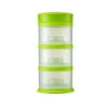 Innobaby Packin' Smart Stackable and Portable Storage System for Formula, Liquid, Baby Snacks and more. 3 Stackable Cups in Lime. BPA Free.