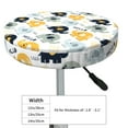 thumbnail image 4 of Fuzoiu Cute Elephant Print Bar Stool Cushions, Super Breathable Round Bar Stool Covers,Seat Cushion Round- One Cushion Only-13 inch, 4 of 7