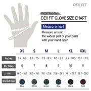 DEXFIT FN330 Black Grey Multipurpose Nitrile Coated Work Gloves (Firm Grip, Medium) - 12 Pairs
