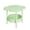 Green, variant on Black Mini Plastic Side Table Small End Table Easy Assembly Nightstand for Bedroom Living Room Sofa Bedside Table Apartment Furniture 18.9X15.75X15.75 IN