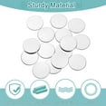 thumbnail image 3 of Uxcell 30 Pack Stainless Steel Disc, 31/32"(25mm) Dia 0.05"(1.3mm) Thick 304 Stainless Steel Flat Round Sheet Blank Round Circle Plate for Crafts Metal Stamping and Jewelry Making, 3 of 7