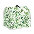 thumbnail image 3 of ZIATUBLES Mixer Dust Cover Reusable Kitchen Appliance Cover with Front Pockets and Top Handle Multi-Functional Kitchen Accessories Compatible with 4.5-5 Quart Mixer, Green Leaf White, 3 of 7