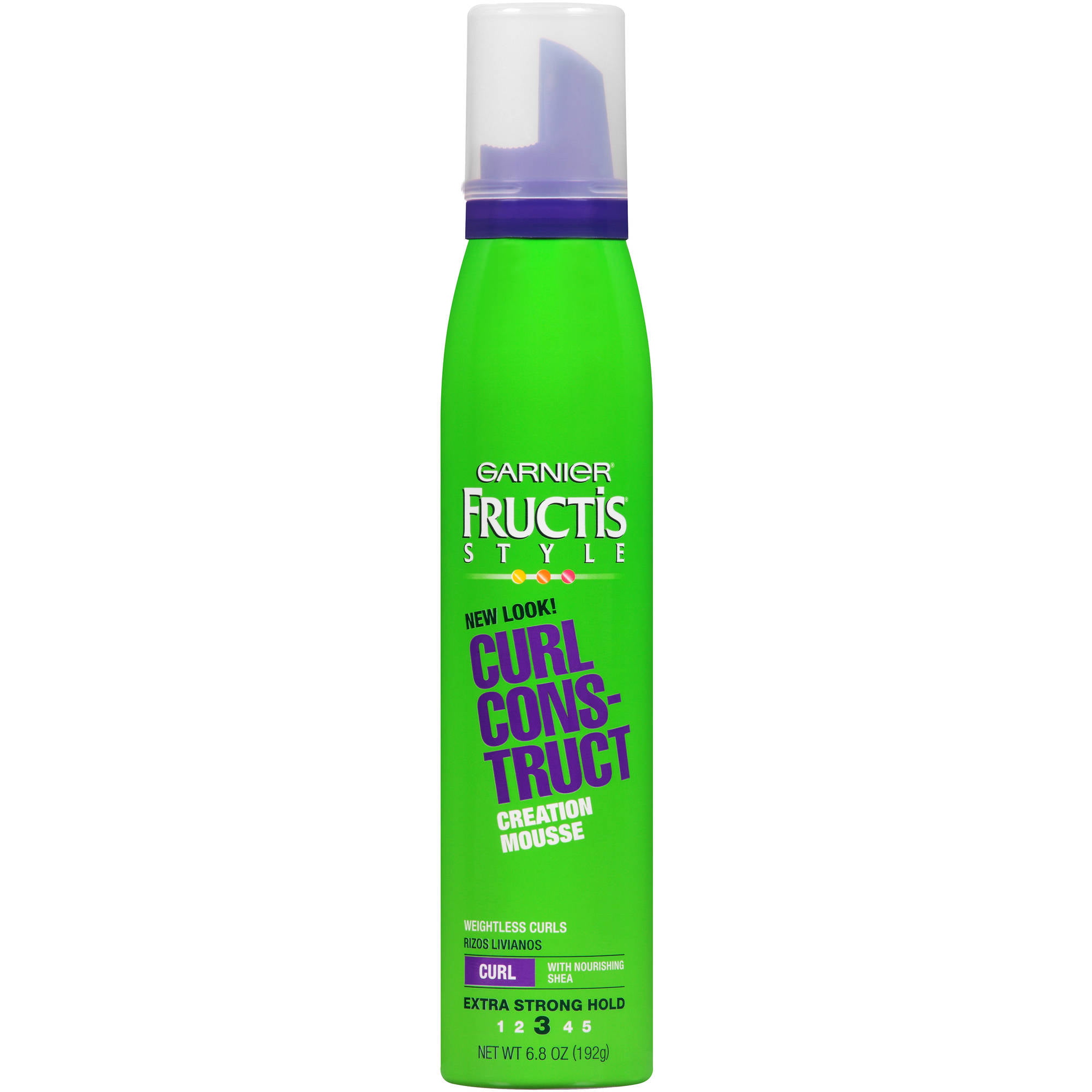 Garnier Fructis Style Extra Strong Curl Construct Mousse, 6.8 oz