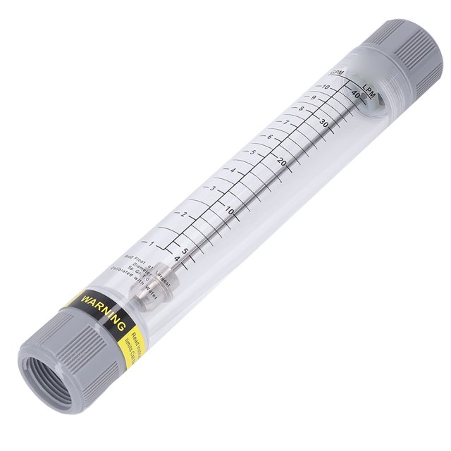 Medidor de fluJo de Agua, Medidor de flujo líquido acrílico duradero 1-10gpm para la industria
