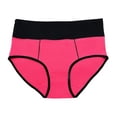 thumbnail image 4 of Comfort High Rise Briefs For Plus Size Women Seamless Triangle Underwear With Lift And Supportive Fit, 4 of 4