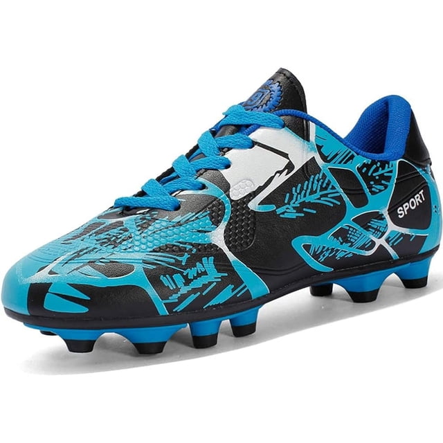 Botas de fútbol para niños y niñas, botas de fútbol para niños FG/AG, zapatos de entrenamiento para niños unisex, botas de fútbol deportivas