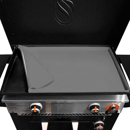 28  Grill Silicone Mat Protective Mat Cover Garden BBQ Griddle Suitable for Blackstone  Gray