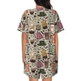 thumbnail image 3 of Lsque Coffee pots cup Women's Short-Sleeved Pajama Set - 2 Piece Soft and Lightweight Sleepwear Set-Large, 3 of 9