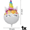 thumbnail image 4 of Unicorn Birthday Decorations for Girls Set - Number 5 Balloon Pink Gradient, Unicorn Balloons, Unicorn Party Decorations, Unicorn Party Supplies 5th B, 4 of 4