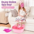 thumbnail image 4 of Kit de spa y uñas para niños: spa para pies, secador de uñas, set de manicura, 4 of 7
