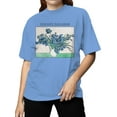 thumbnail image 2 of Vincent Van Gogh Irises Art Women's T-shirt, 2 of 3