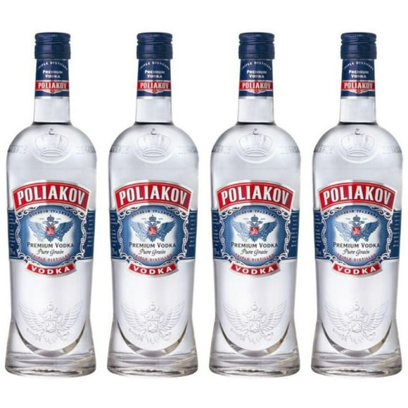 Pack de 4 Vodka Poliakov 1 L Poliakov 1 L