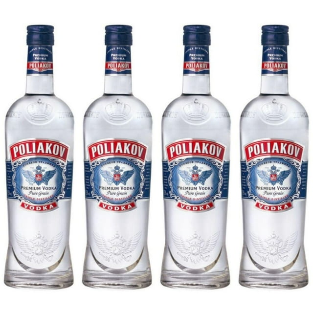 Pack de 4 Vodka Poliakov 1 L Poliakov 1 L