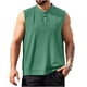 thumbnail image 5 of Ceisia Men's Relaxed Fit Henley Neck Sleeveless Tank Top with Chest Pocket for Casual Daily Wear Mint Green S Gifts, 5 of 5