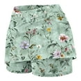 thumbnail image 5 of Cavosen Running Shorts Women Elastic Waist Plus Size Short Skorts Pants Solid Lightweight Soft Workout Shorts, 5 of 5
