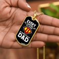thumbnail image 5 of Every Super Hero Has a Nickname - Graphic Military Dog Tag Necklace (Optional Personalized Engraving), 5 of 5