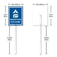 thumbnail image 6 of Eveokoki Road Traffic Sign Campreception Yard Sign with Stake 8x12inch Rustproof Outdoor Aluminum Sign for Yard Garden Lawn Street Outdoor, 6 of 6