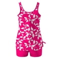 thumbnail image 4 of Levmjia Women's Swimsuit Two Piece Tankini Set Printed High Waisted Tummy Control Quick Dry Conservative Beach Vacation Pool Swimming, 4 of 5