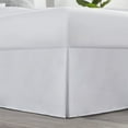 thumbnail image 3 of Bed Skirt Queen Size, 14 Inch Drop Brushed Microfiber Bedskirt, Hotel Quality Pleated Bed Skirting, Shrinkage Resistant, Fade Resistant, Under Bed Storage Cover, White, 3 of 6