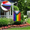 thumbnail image 4 of Drapeau de Jardin Arc-en-Ciel Fierté Inclusive Drapeau Lesbien Unilatéral, 4 of 5