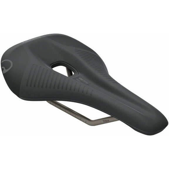 Ergon SRS Comp Saddle - TiNox XP, Black, Men's, Medium/Large