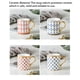 thumbnail image 2 of Inteprter Taza de café de cerámica de estilo británico, taza con asa de leche, vaso de desayuno de superficie lisa, vasos para microondas, Juegos de servir café y té, 2 of 6