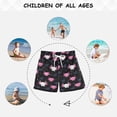thumbnail image 6 of Axolotl Pink Pattern Swim Trunks Quick Dry Beach Pool Board Shorts Lightweight Stylish Print Sizes 2T to XL, 6 of 8