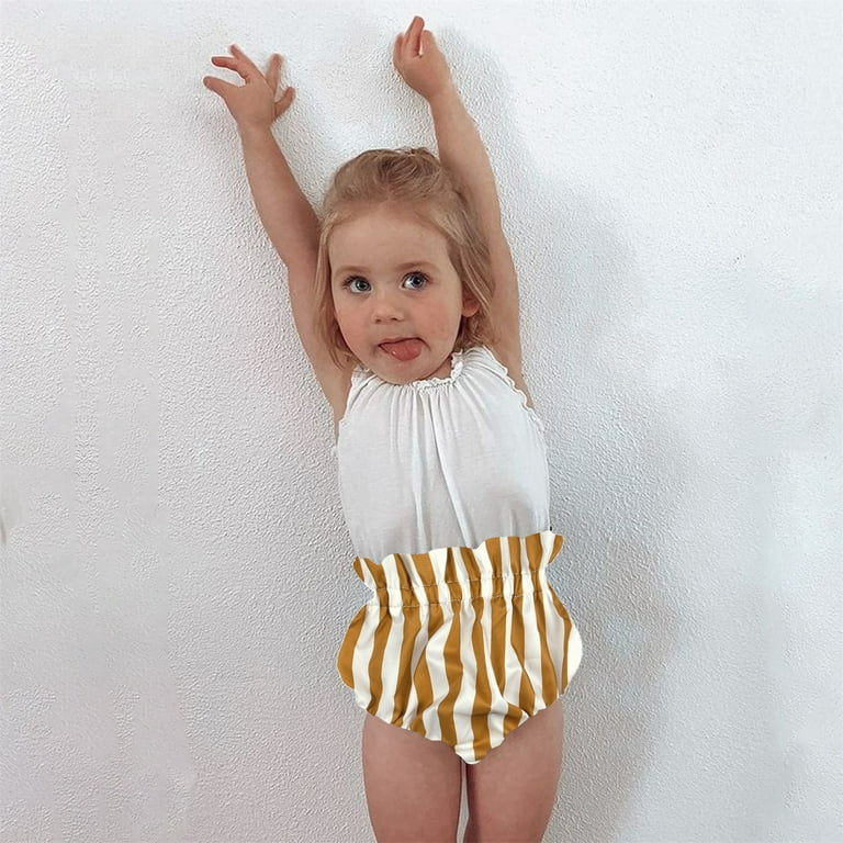 Baby girl store high waisted bloomers