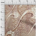 thumbnail image 2 of oneOone Cotton Flex Brown Fabric Japanese Quilting Supplies Print Sewing Fabric By The Yard 40 Inch Wide, 2 of 6