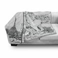 thumbnail image 3 of Antique Soft Flannel Fleece Throw Blanket, European Cityscape France Historical Rearing Horse Eiffel Tower Print, Cozy Plush for Indoor and Outdoor Use, 60" x 80", Black White, by Ambesonne, 3 of 6