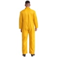 thumbnail image 3 of TiaoBug Combinaison Unisexe une Pièce Manches Longues Uniformes Jaune m, 3 of 6