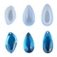 thumbnail image 2 of 2 3 Paquete de 3 Moldes de Silicona Colgantes con con Joyería de Agujero 2 piezas, 2 of 10