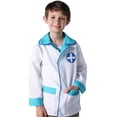 thumbnail image 2 of Toddler Doctor Coat & Face Mask for Toddler Doctor Costume | Doctor Dress Up for Kids, Doctor Costume for Kids | Blue and White - Size 6-8, 2 of 9