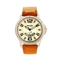 thumbnail image 1 of Wrangler Men's Watch Western Collection (Silver/Tan), 1 of 4