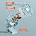 thumbnail image 5 of Multi-Functional Clip-On Desk Fan with USB Rechargeable Battery, Wall-Mountable Mini Fan with Night Light, 5 of 7