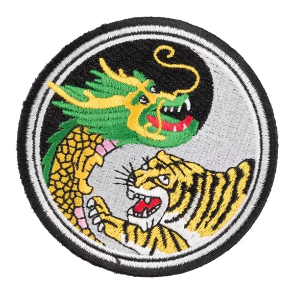 Dragon & Tiger Yin Yang Patch, Dragon Patches