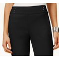 thumbnail image 2 of JM Collection Women's Embellished Pull-On Capri Pants Black Size XX-Large, 2 of 3