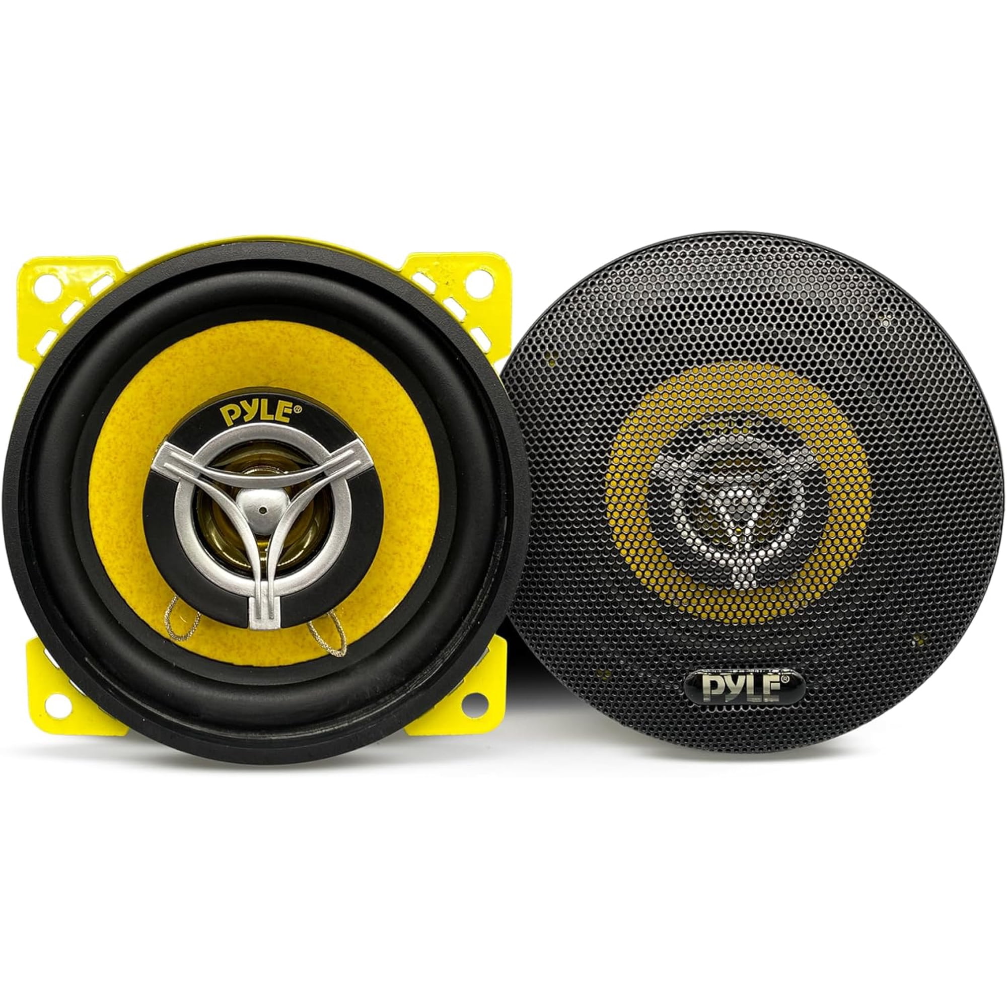 PYLE PLG4.2 - PYLE Gear 4'' -inch Coaxial Car Speaker Pair - 2-Way Vehicle Speakers, 140 Watt MAX