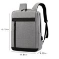 thumbnail image 3 of HLONK Business Backpack Waterproof Bag For Travel Flight Fits 15.6 Inch Laptop With USB Charging Port, 3 of 7