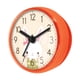 thumbnail image 3 of Reloj de pared para ducha, resistente al agua, redondo, antivaho y con fuerte succión. naranja, 3 of 9
