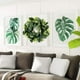 thumbnail image 5 of s de sándalo, de hojas verdes de 12 "para Primavera Verano todas las estaciones, colgante de pared de guirnalda para exteriores Sunnimix Puerta delantera colgando corona, 5 of 8